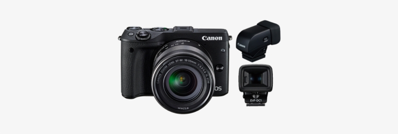 Canon Eos M3 Mirrorless Digital Camera With 18 55mm - Canon Eos M3 (kit 18-55mm) Camera, transparent png download