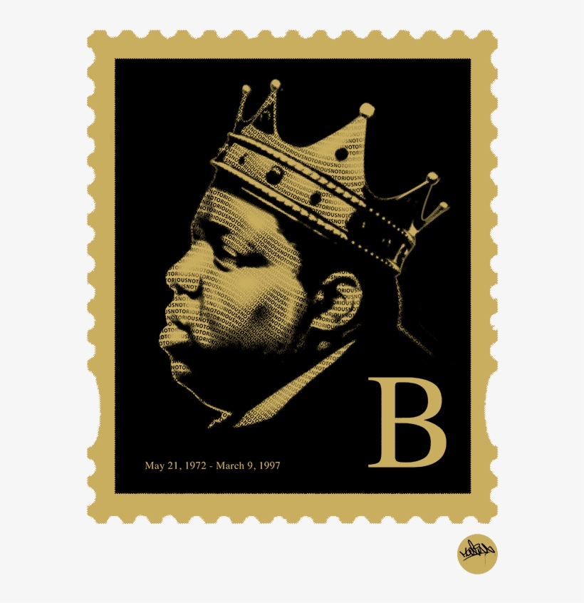 Biggie Stamp - Hip Hop Stamps, transparent png download