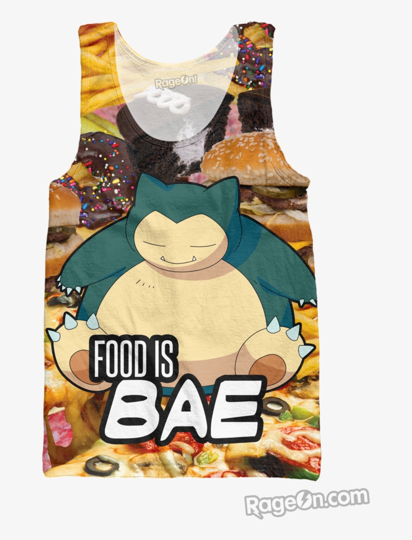 Snorlax Food Is Bae Tank Top - Snorlax Is Bae, transparent png download