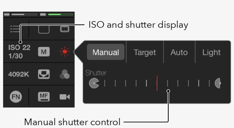 Shutter Flyout@2x - Exposure, transparent png download