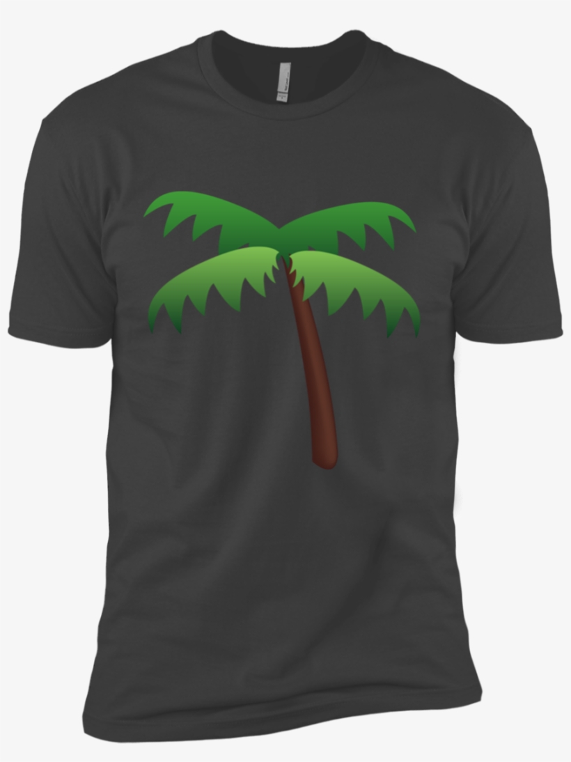 Palm Tree Emoji Nl3600 Next Level Premium Short Sleeve - Mouse Ears And Cold Beers-patrick's Day Next Level, transparent png download