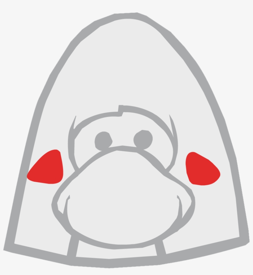 Jack In The Box Face - Red Face Paint Club Penguin, transparent png download