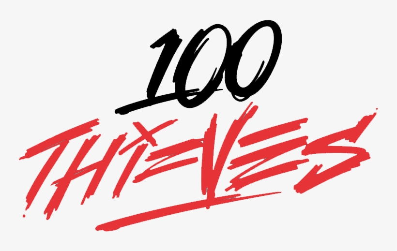 100 Thieves Logo, transparent png download
