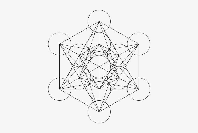 File - Metatrons Cube - Svg - Metatron's Cube, transparent png download