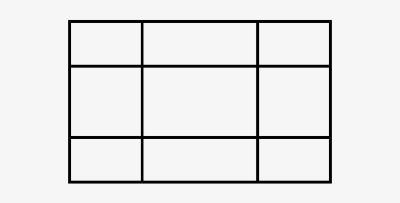 Rule Of Thirds Rubber Stamp - Coloring Book, transparent png download