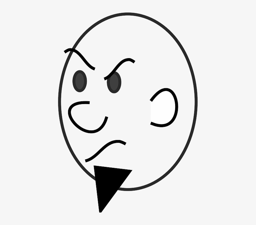 Man, Face, Angry, Bald Head, Baldy - Kızgın Insan Çizimleri, transparent png download
