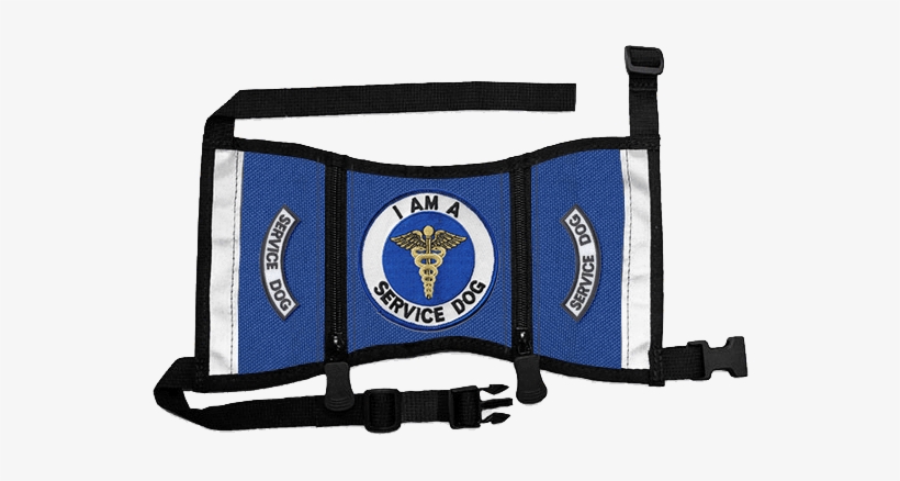 "service Dog" Cape Style Vest With Pockets - Green Service Dog Vest, transparent png download