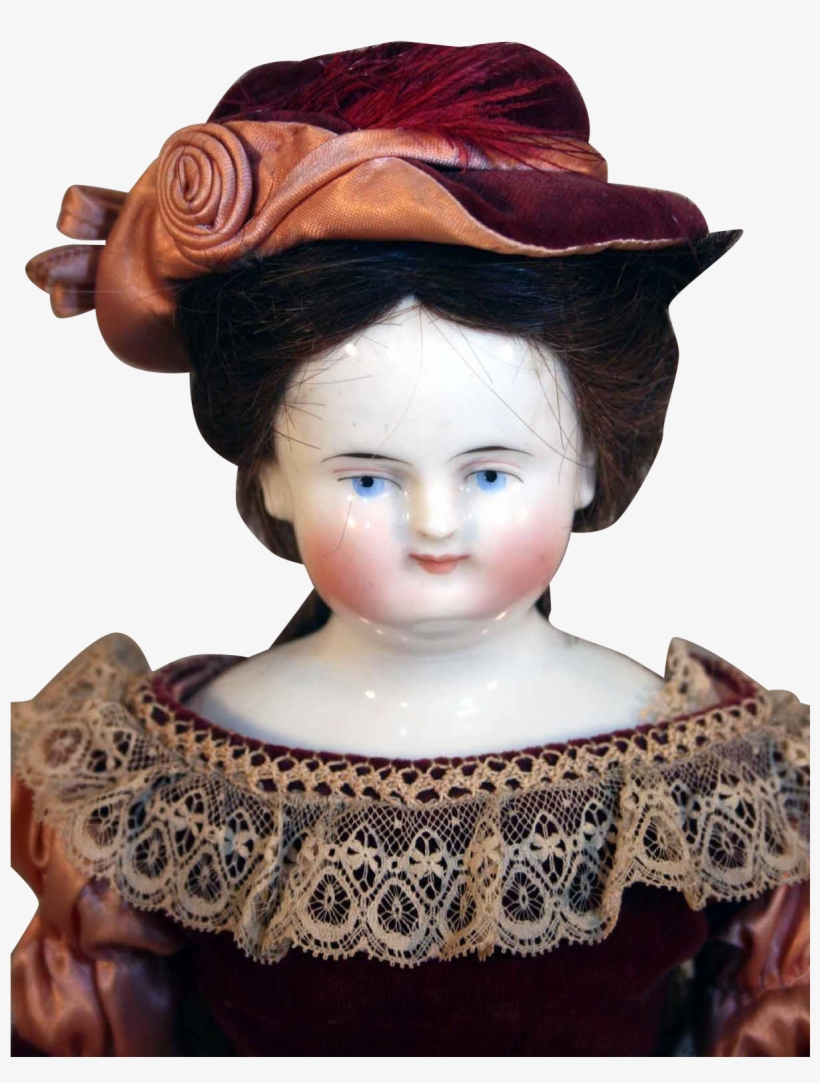Antique Beidemeier Style 14" Tall German Lady China - Girl, transparent png download