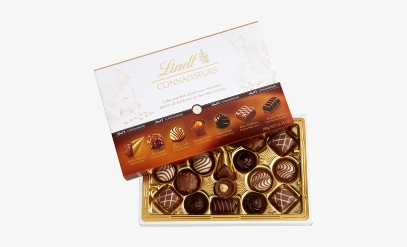 Image For Connaisseurs Collection From Lindtusa - Box Of Lindt Chocolates, transparent png download