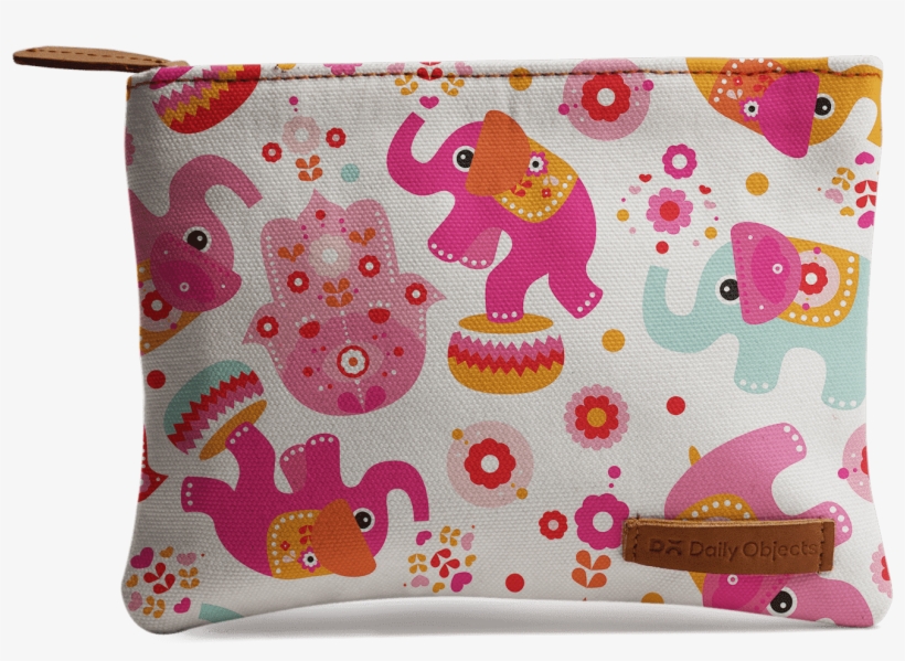 Dailyobjects Elephant Circus Regular Stash Pouch Buy - Fondo De Pantallas Mano De Fatima, transparent png download