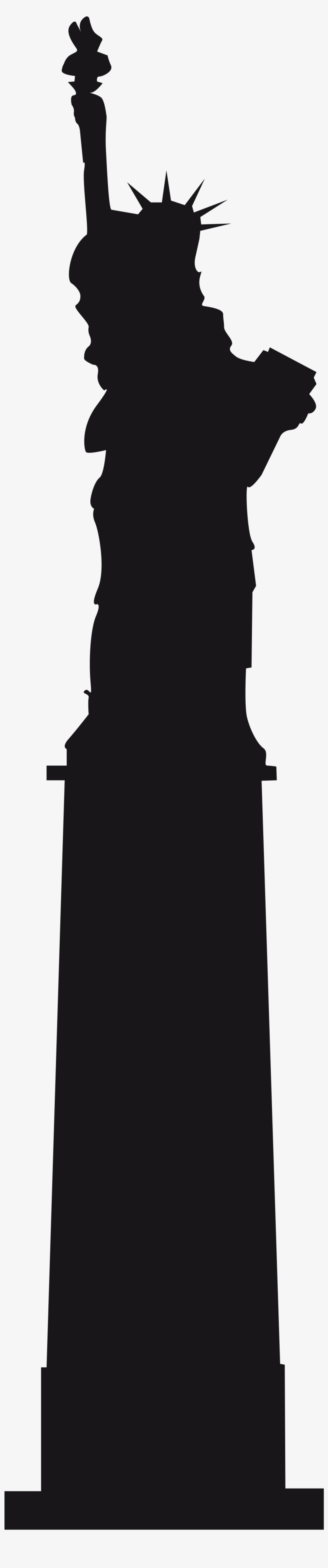 Statue Of Liberty Silhouette Png - Statue Of Liberty, transparent png download