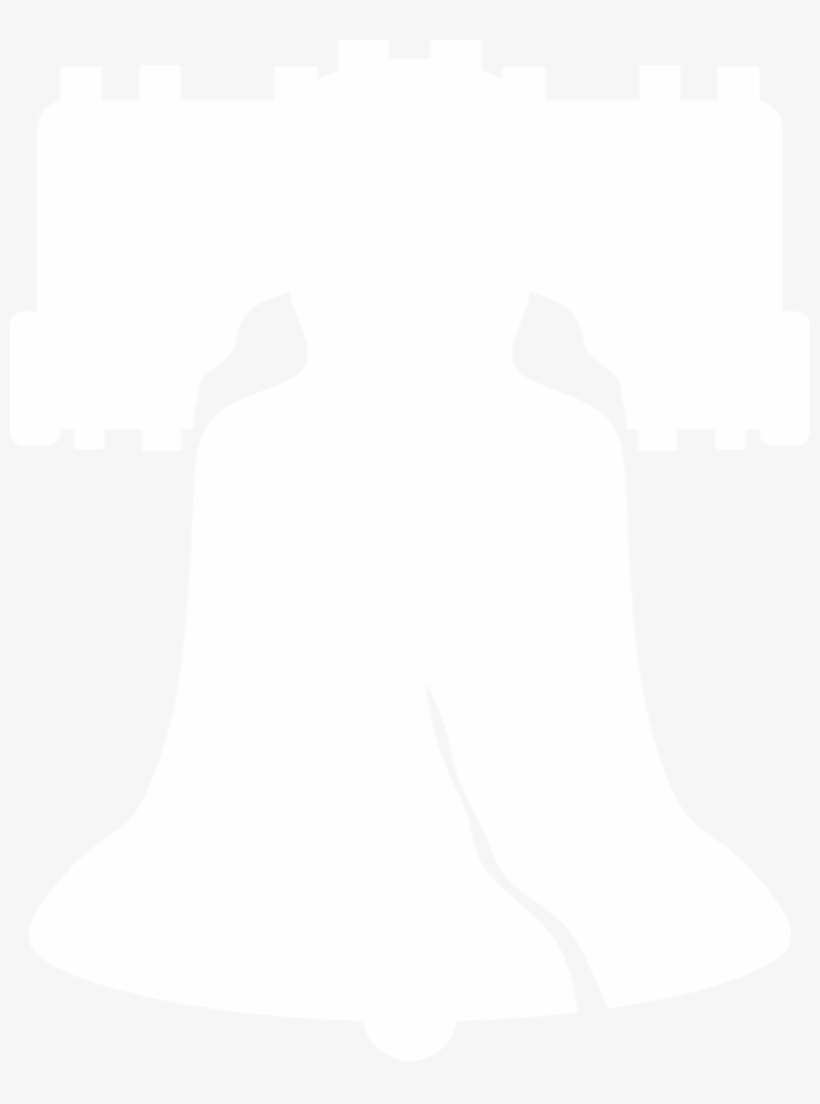Liberty Bell Silhouette By Paperlightbox - Liberty Bell Silhouette, transparent png download