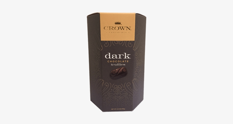 Dark Chocolate Truffles 6 Oz Box - Chocolate Truffle, transparent png download