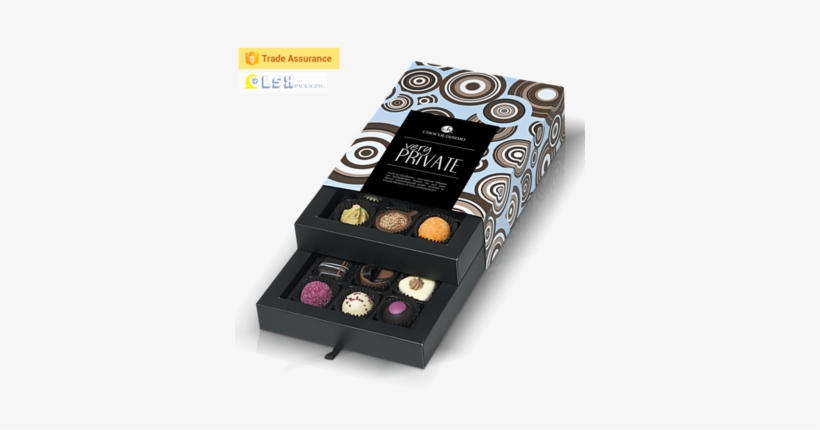 Luxury Two Layers Neat Handcraft Custom Logo Stamping - Packaging Boite Chocolat, transparent png download