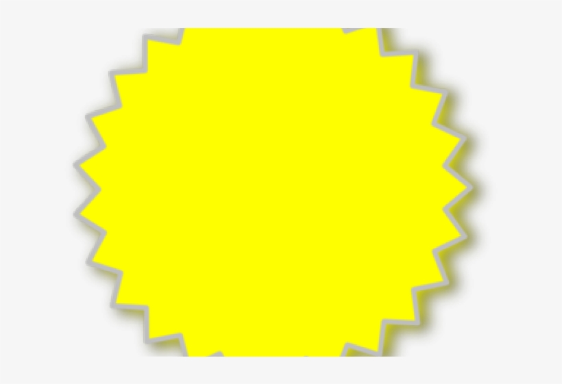 Starburst Clipart Yellow - Circle, transparent png download
