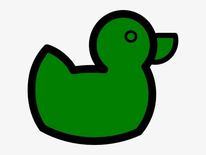 This Free Clipart Png Design Of Green Duck Clipart, transparent png download