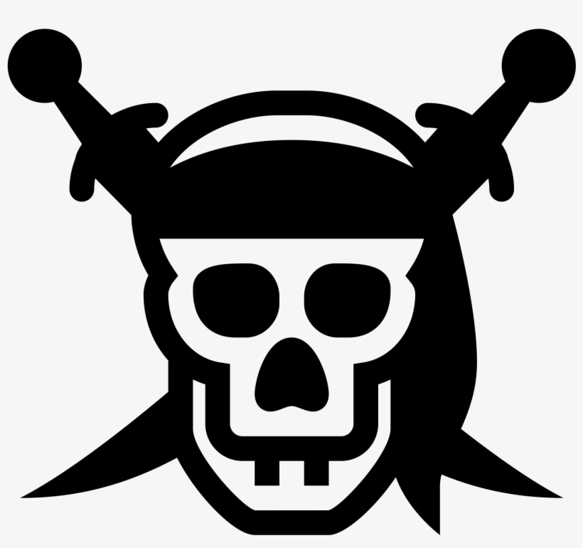 Pirates Of The Caribbean Filled Icon - Logo Pirates Of The Caribbean Icon, transparent png download