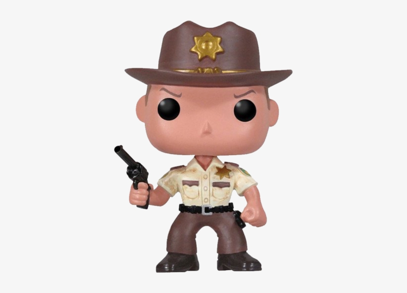 The Walking Dead - Rick Walking Dead Funko, transparent png download