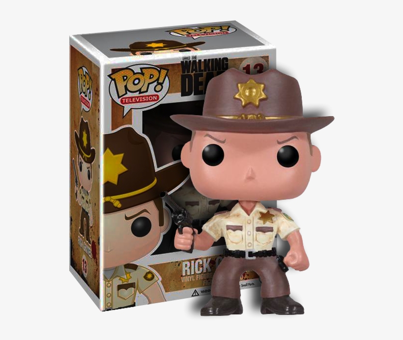 The Walking Dead - Rick Walking Dead Pop, transparent png download