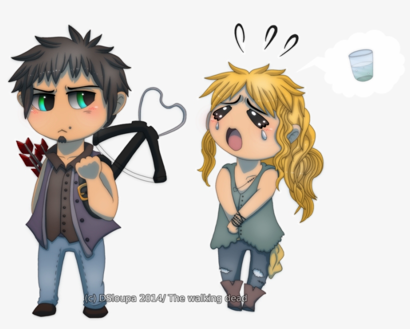 How To Draw Chibi Carol From The Walking Dead - Beth Greene, transparent png download