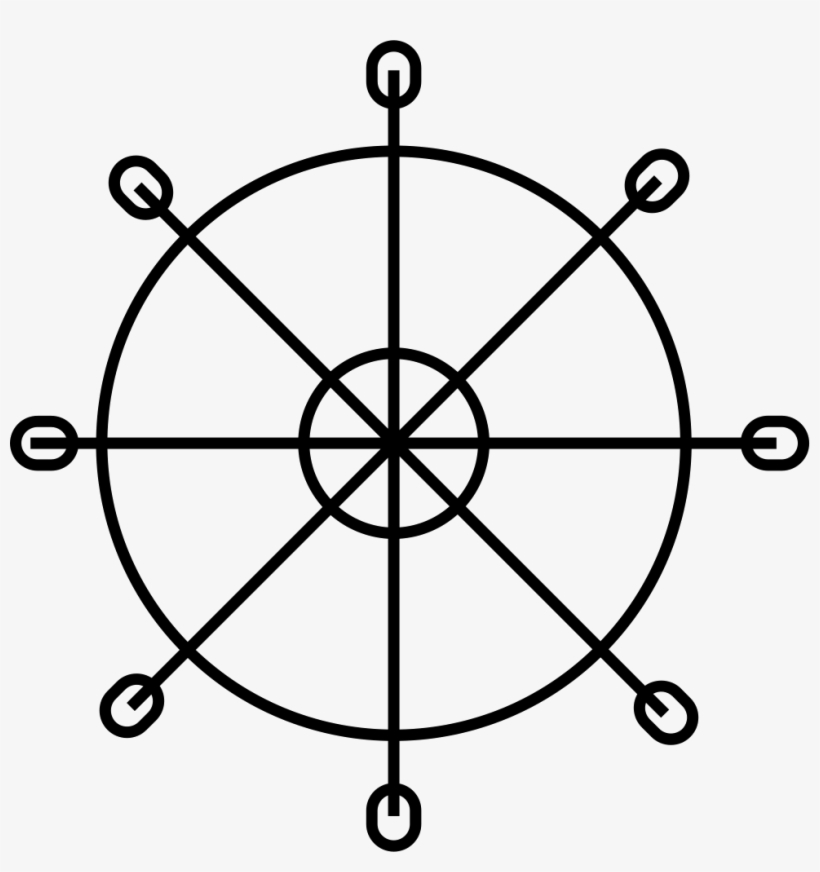 Dharma Chakra Comments - Boat Steering Wheel Png, transparent png download