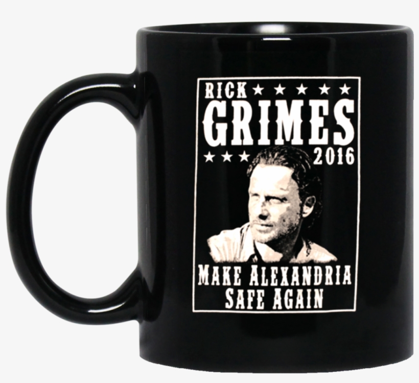The Walking Dead Mug Rick Grimes Make Alexandria Safe - Seagulls Stop It Now Mug, transparent png download
