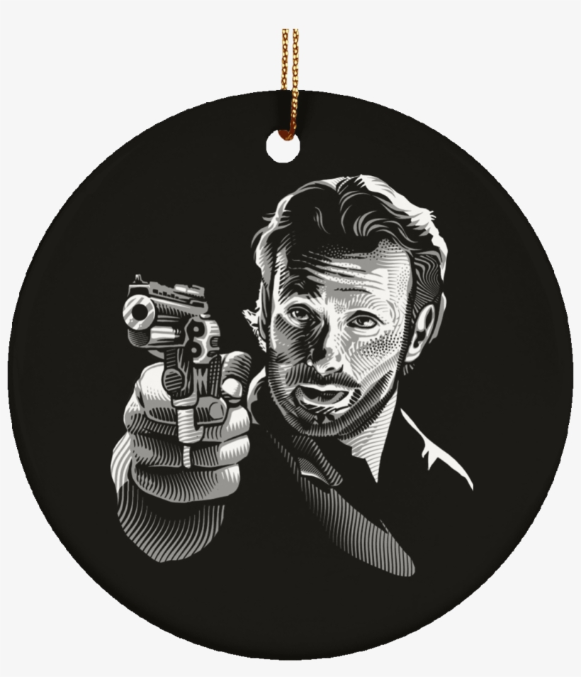 Rick Grimes Christmas Ornaments - Rick Grimes, transparent png download