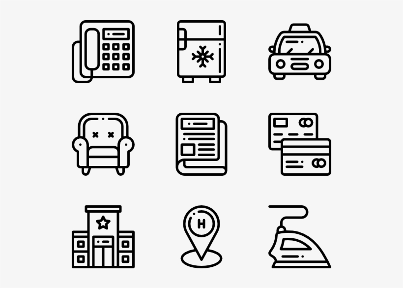 Hotel - Travel Icon Transparent Background, transparent png download