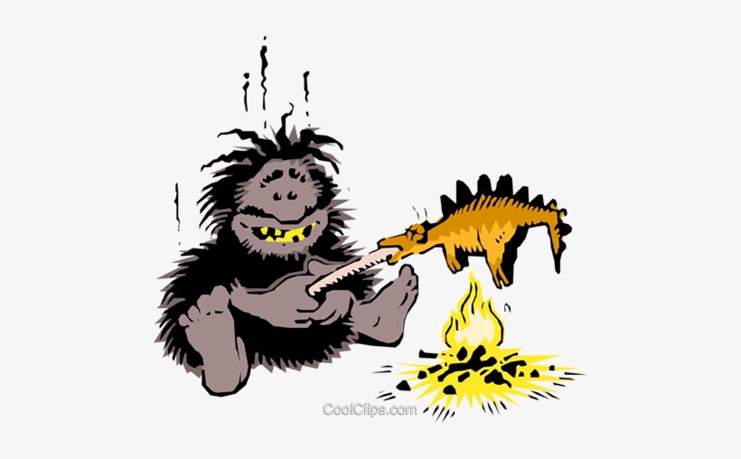Banner Transparent Library At Getdrawings Com Free - Cave Man Cooking Png, transparent png download