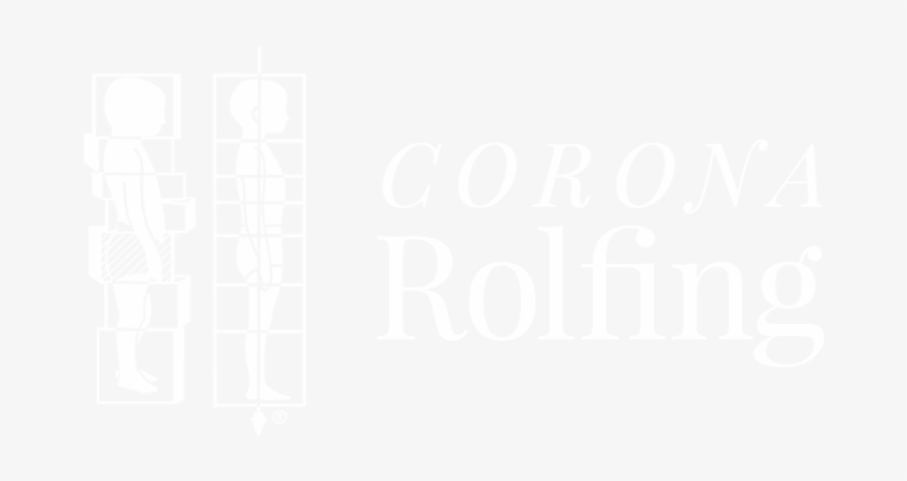 Corona Rolfing Logo White - Rolfing, transparent png download