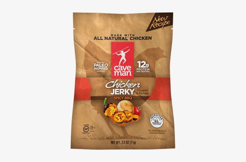 Show Nutrition Info - Caveman Chicken Jerky Snacks, transparent png download