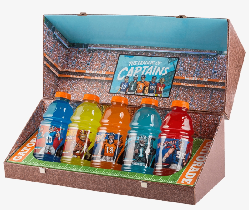 Interior Opens To Reveal Stadium And Limited Time Offer - Gatorade Join The League Of Captains, transparent png download