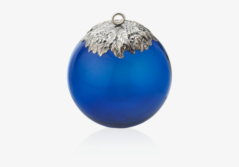 Blue And Silver Christmas Decorations Png, transparent png download