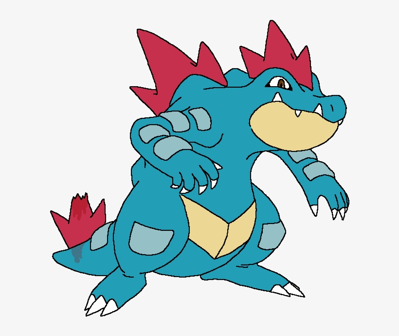 36kib, 622x616, Croc The Feraligatr By Shadowmutt95 - Pokemon Feraligatr Png, transparent png download