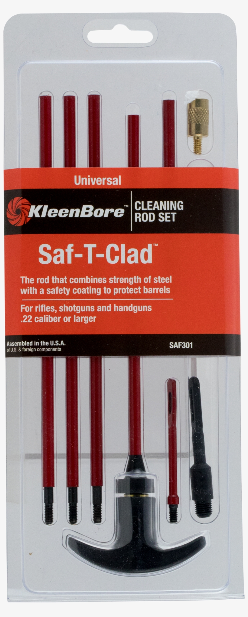 Kleen Bore Saf301 Saf T Clad Universal Rods Clam Shell - Kleen Bore Klbuk213 Universal Hndgn/rfl/shtgn Clng, transparent png download