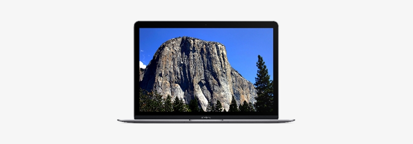 12-inch Macbook Silver - Yosemite National Park, Yosemite Valley, transparent png download