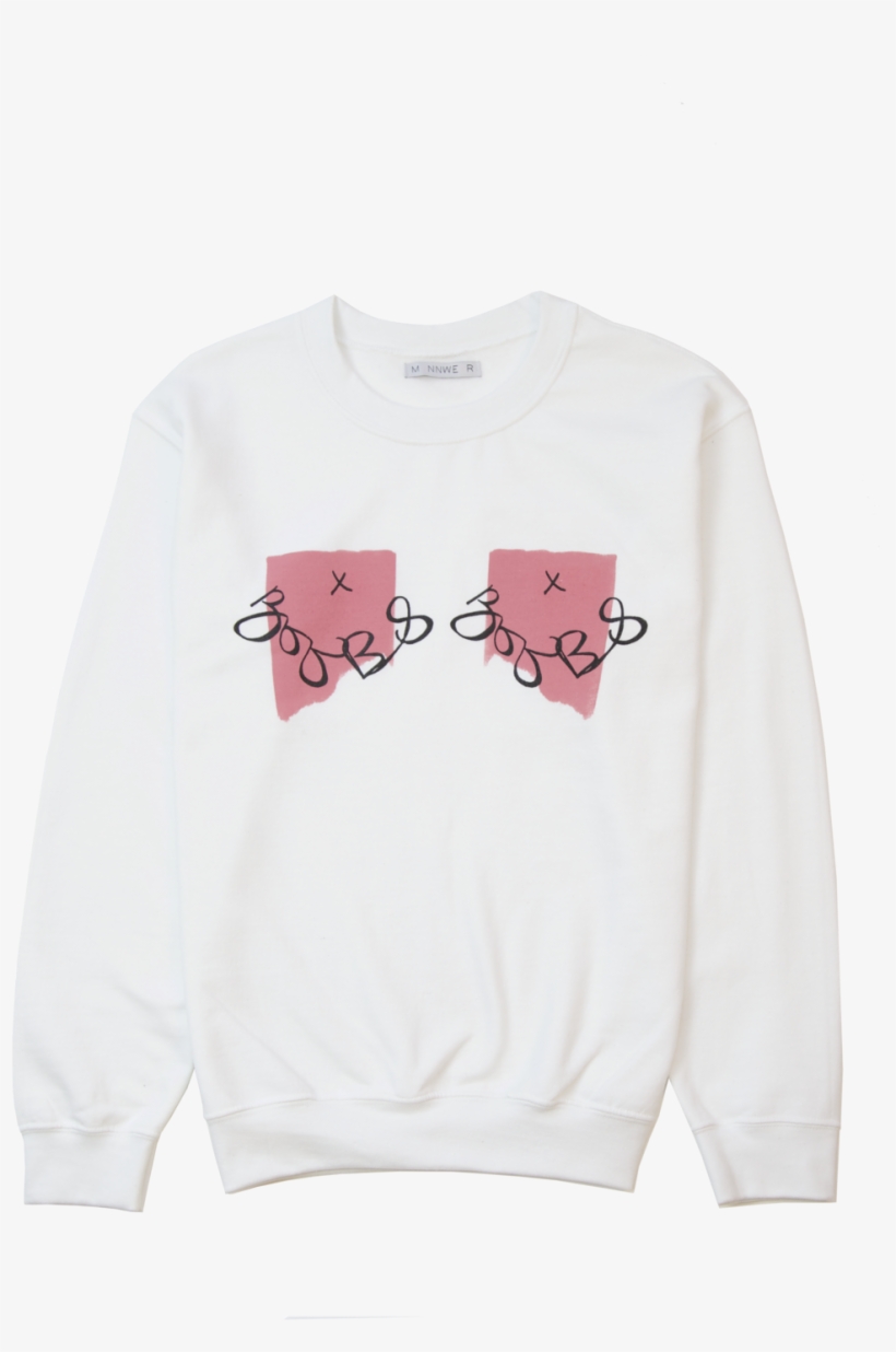 Boobs Sweatshirt, transparent png download