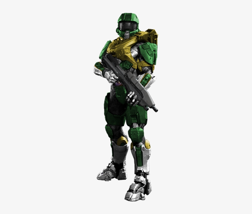 Green Ranger Chief - Master Chief Full Body, transparent png download