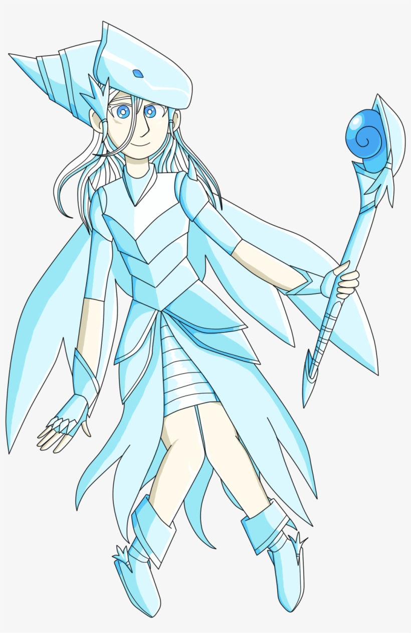 Blue Eyes Dragon Magician I Made A Blue-eye Fusion - Cartoon, transparent png download