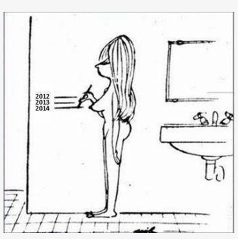 When I Was A Teenager, I Would Put My Boobs In A Bra - Female Height Chart Funny, transparent png download