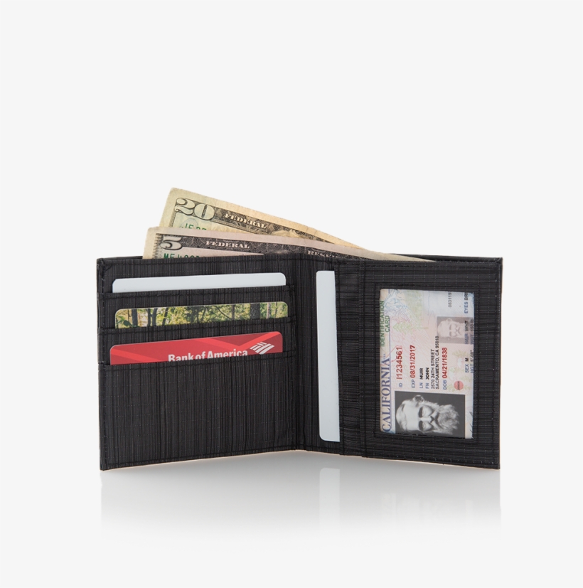 Leather Square Id Wallet - Wallet, transparent png download