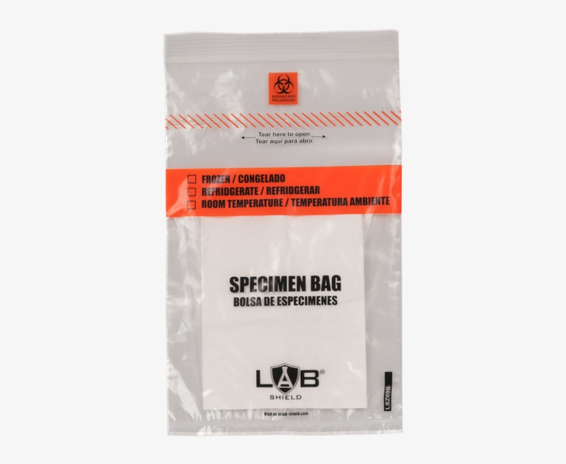 Zipper Specimen Bags W/ Absorbents - Specimen Bag Png, transparent png download