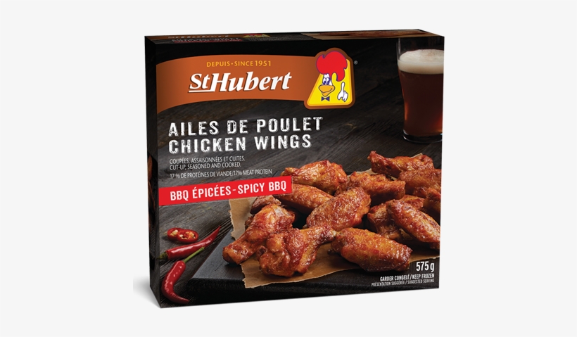 Spicy Bbq Chicken Wings - St Hubert Chicken Wings Transparent PNG ...