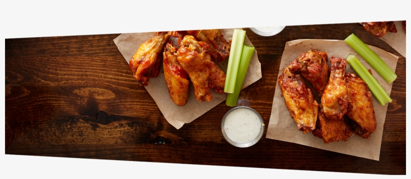 Image Of Buffalo Wings With A Side Of Celery And Ranch - Buffalo Wing, transparent png download