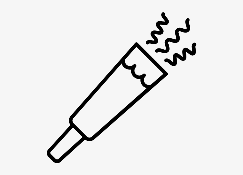 Party Blower Rubber Stamp - Party Horn, transparent png download