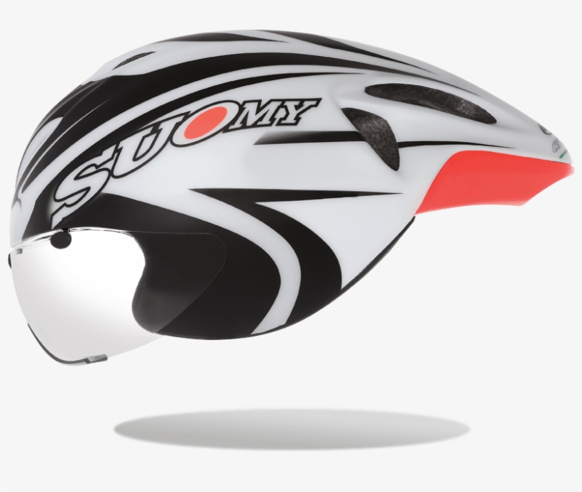 Suomy Gt-r Chrono Helmet - White / Black, transparent png download