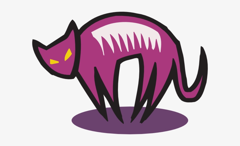 Download Original Png Clip Art File Scary Halloween Cat Svg Transparent Png 600x419 Free Download On Nicepng PSD Mockup Templates