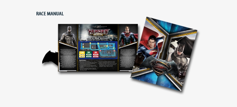 Batman Vs Superman Run 2016 Race Manual - Batman Vs. Superman Skolesekken, transparent png download