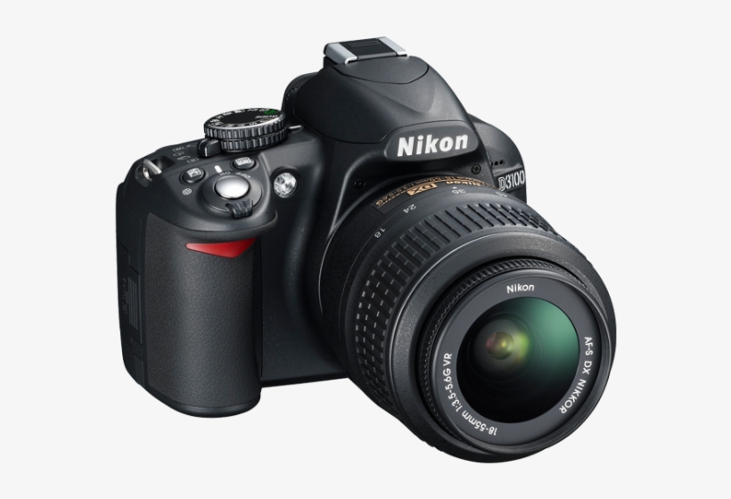 Digital Slr Camera Png Photos - Nikon D3100 14.2 Mp Digital Slr Camera - Af-s Dx 18-55mm, transparent png download