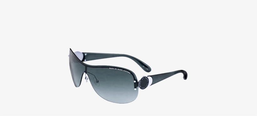 Marc By Marc Jacobs Metal Logo Shield Sunglasses 3 - Plastic, transparent png download